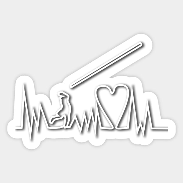 Caber Toss Heartbeat Sticker by Insaneluck